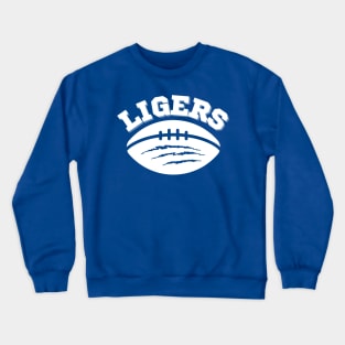 Ligers Football Team Logo (White) Crewneck Sweatshirt